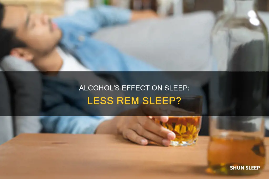 does alchohol prevent rem sleep