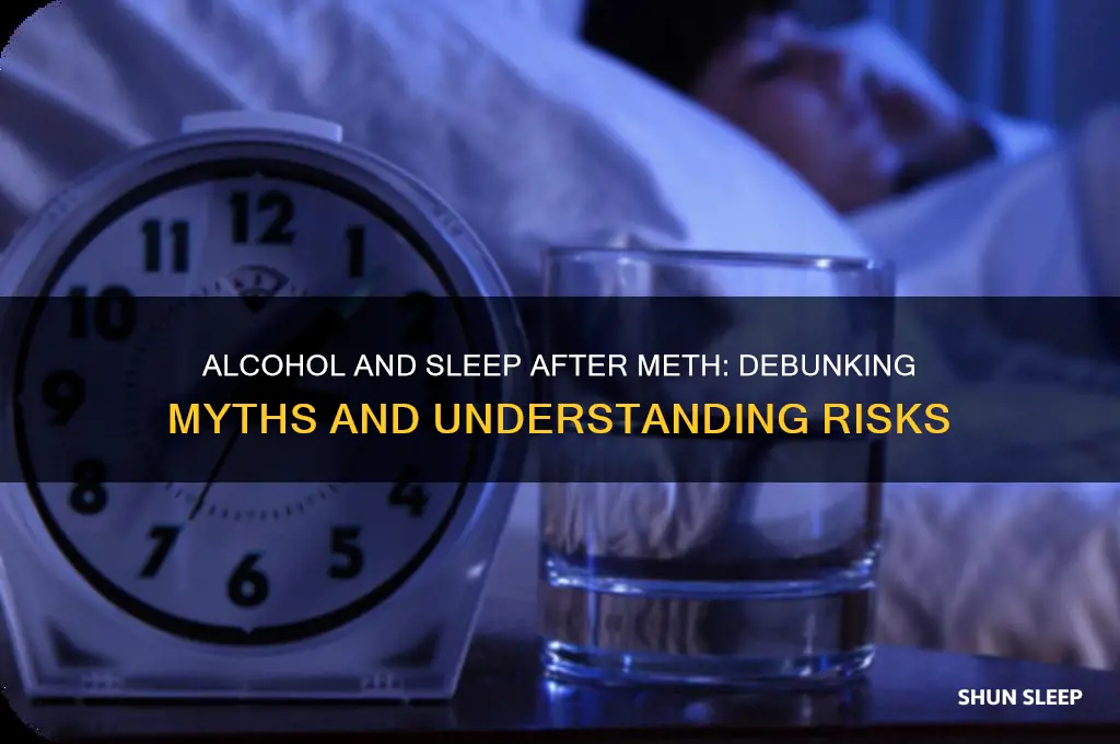 does alcohol help sleep after meth bluelight
