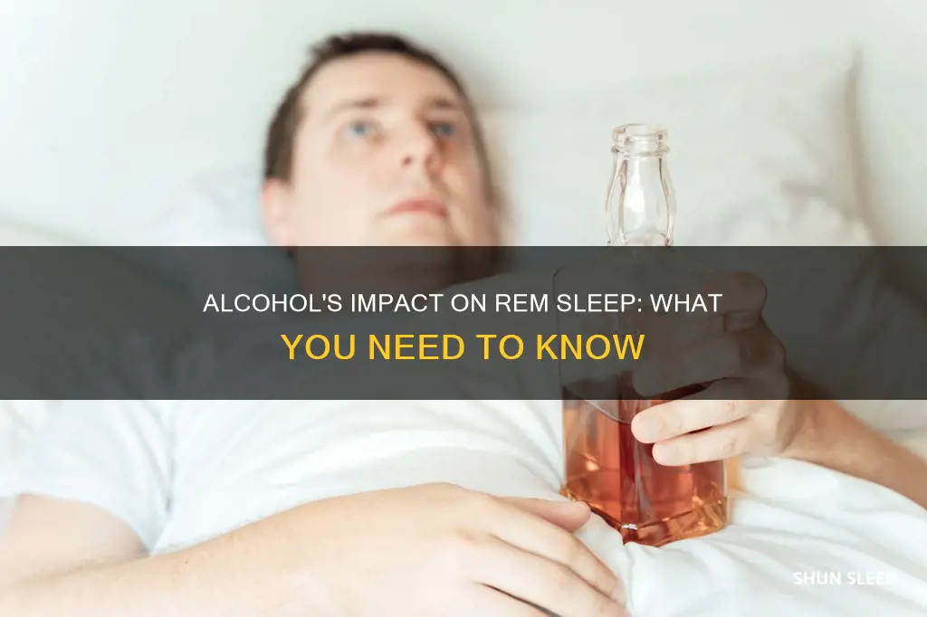 does alcohol use impact rem sleep