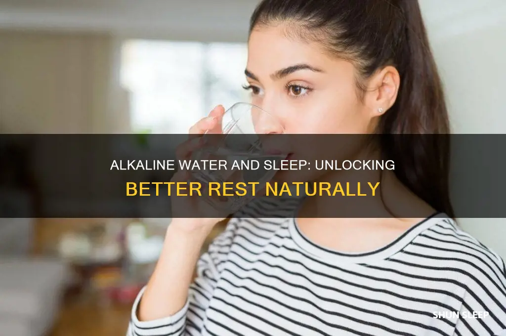 does alkaline water help you sleep