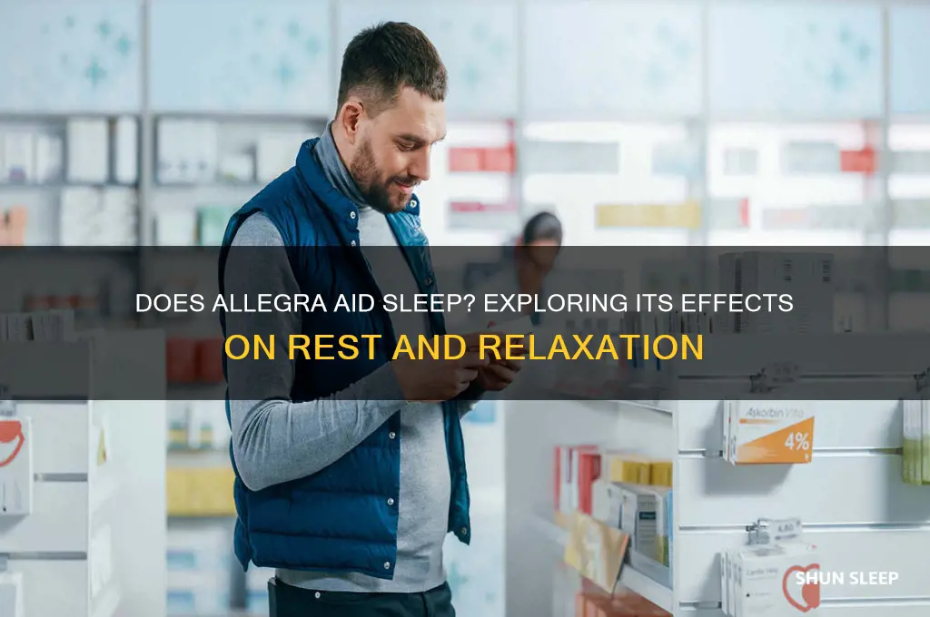 does allegra help you sleep