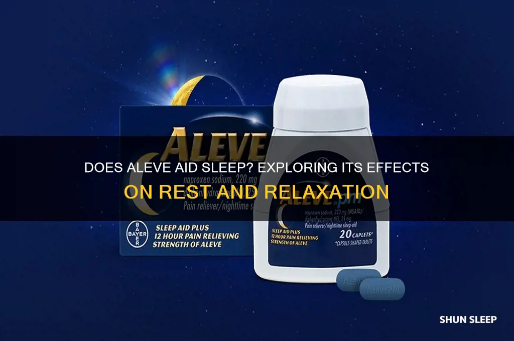 does alleve help you sleep