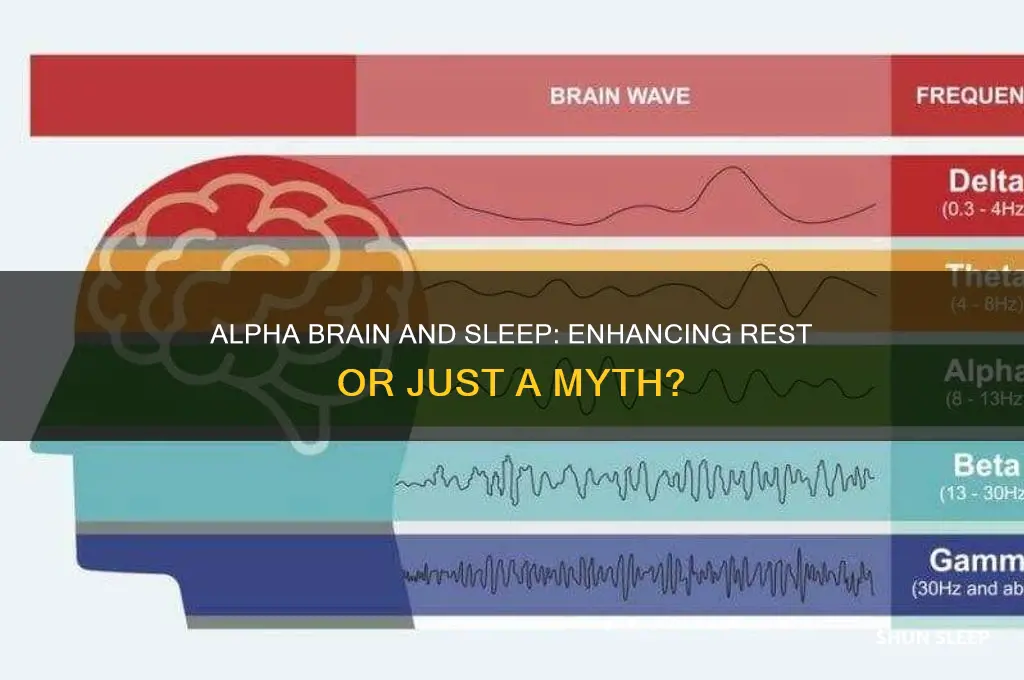 does alpha brain help you sleep