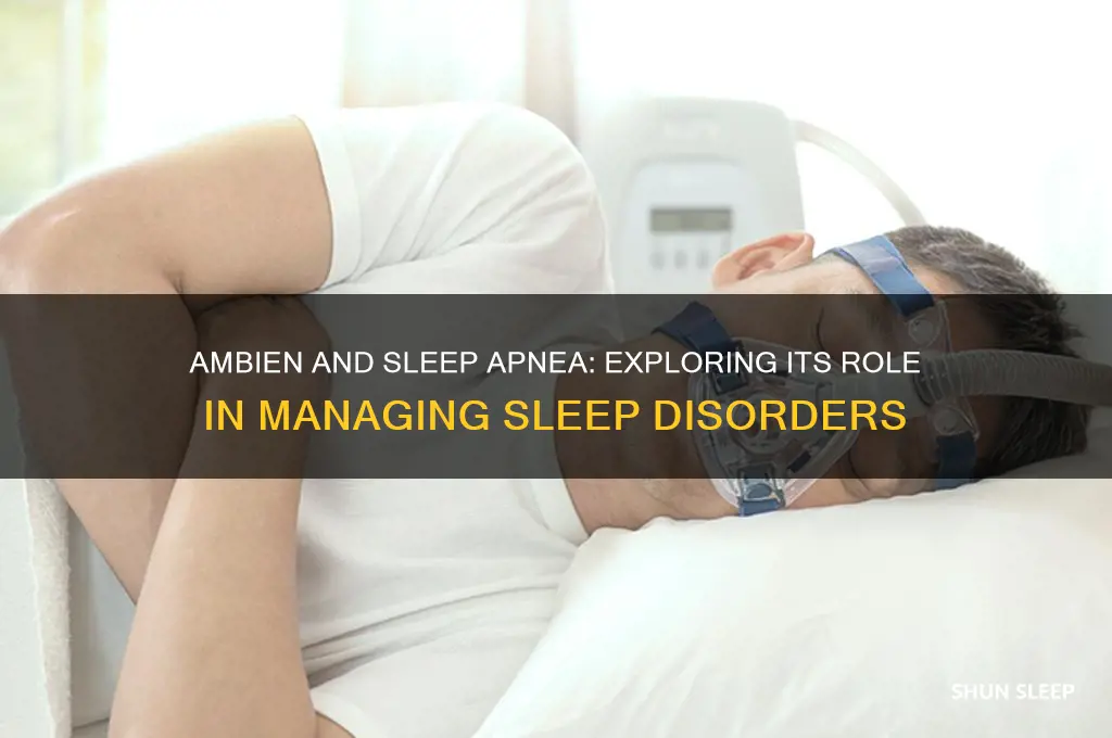 does ambien help sleep apnea