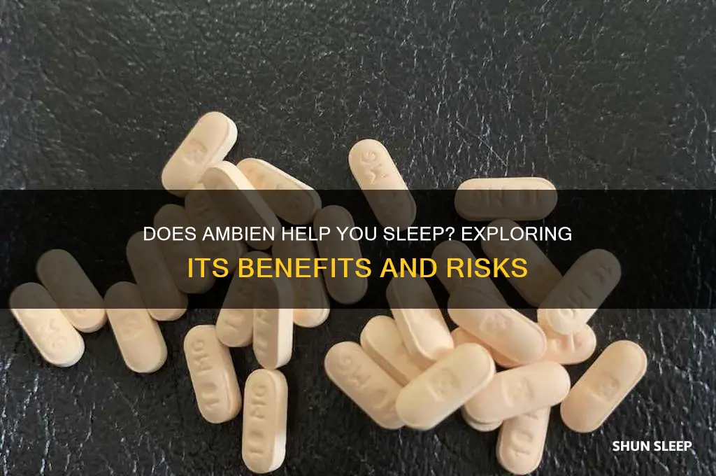 does ambien help you sleep