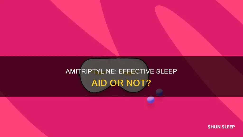 does amitriptyline work for sleep