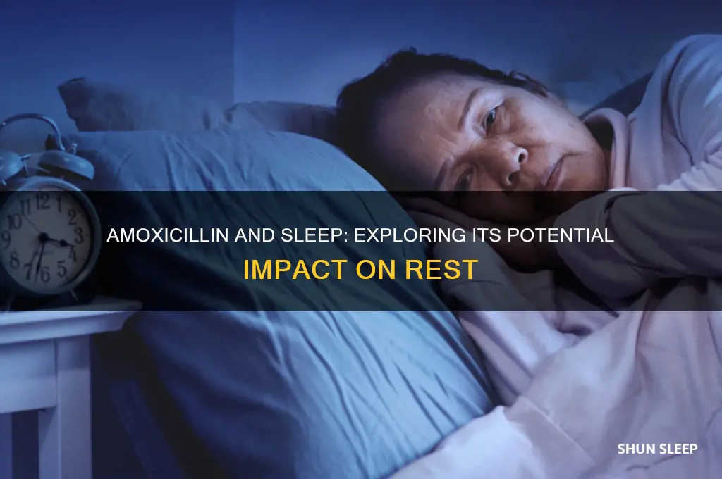 does amoxicillin help you sleep