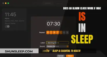 Will My Alarm Clock Work on a Sleeping Mac?