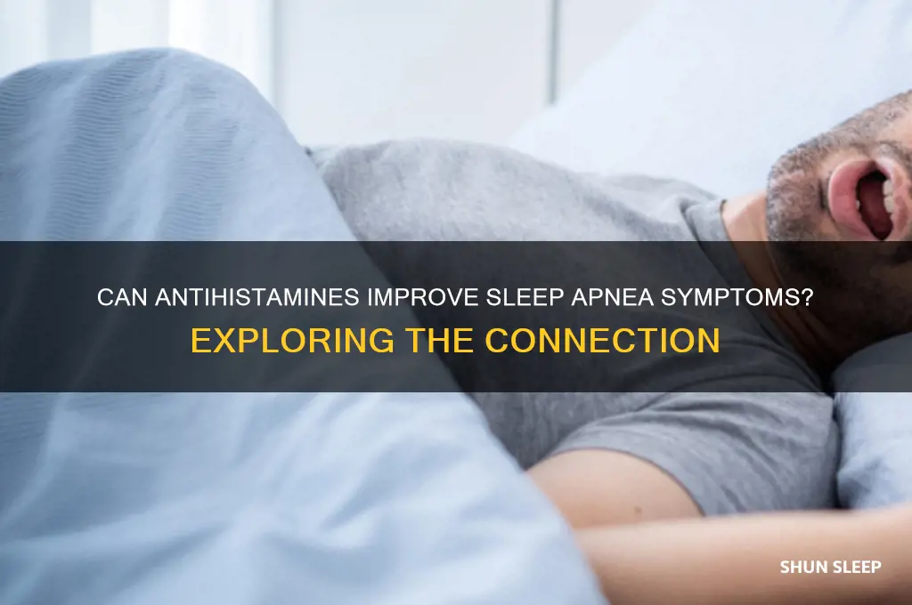 does an antihystamine help sleep apnea