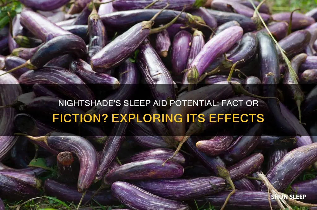does an essence of nightshade help you sleep