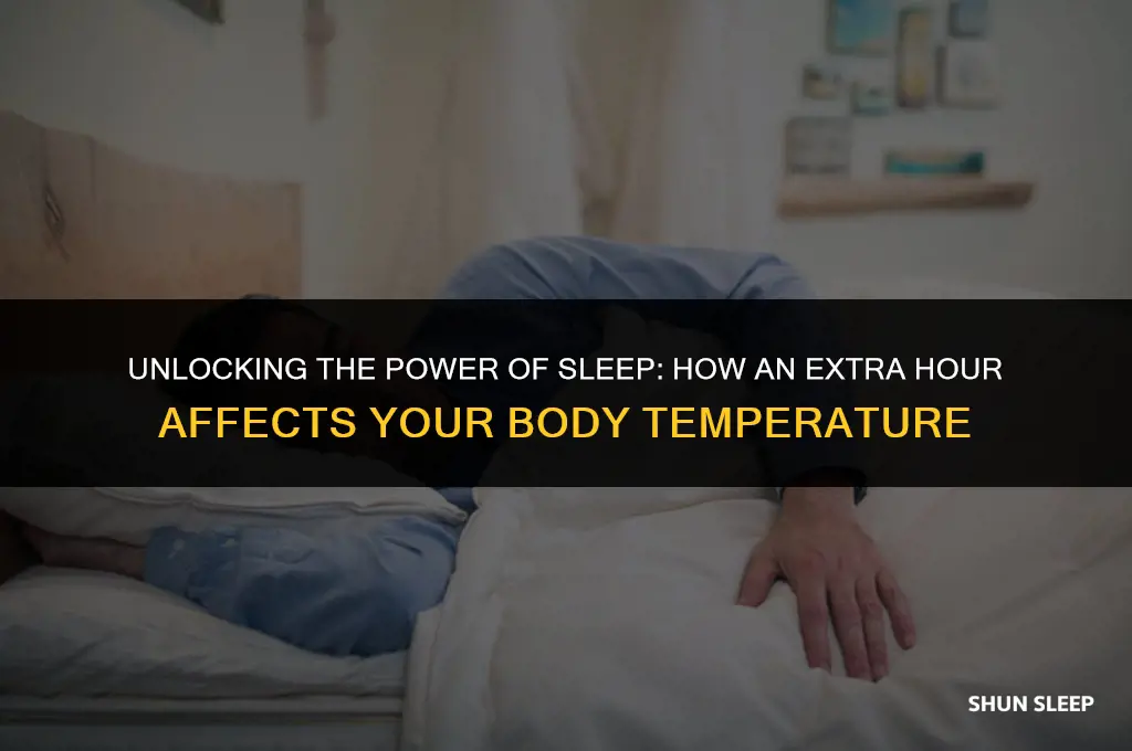 does an extra hour of sleep affect temperature