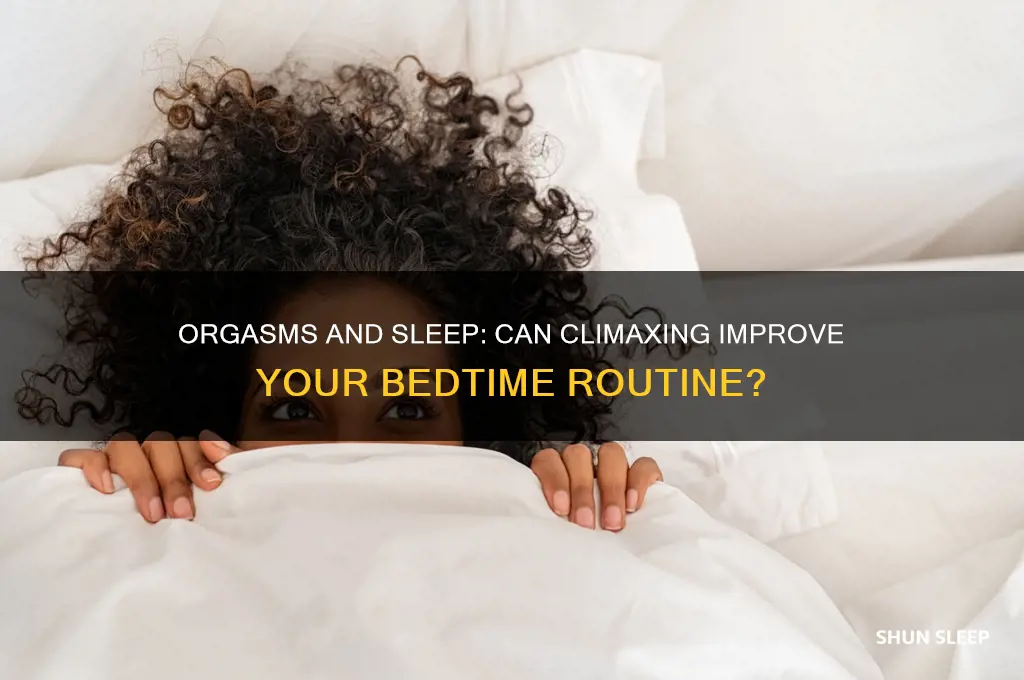 does an orgasam help you sleep better before bed