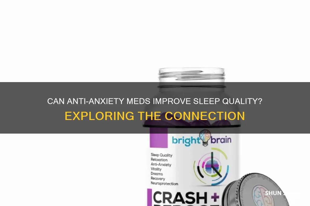 does anti anxiety medication help with sleep