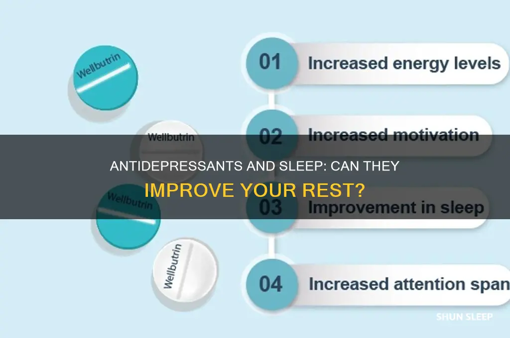 does antidepressants help with sleep