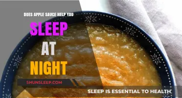 Apple Sauce and Sleep: Uncovering the Nighttime Benefits