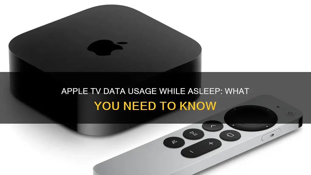 does apple tv use data when sleeping