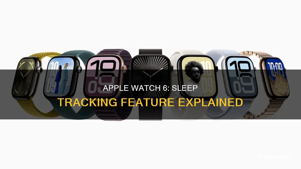 does apple watch 6 track sleep
