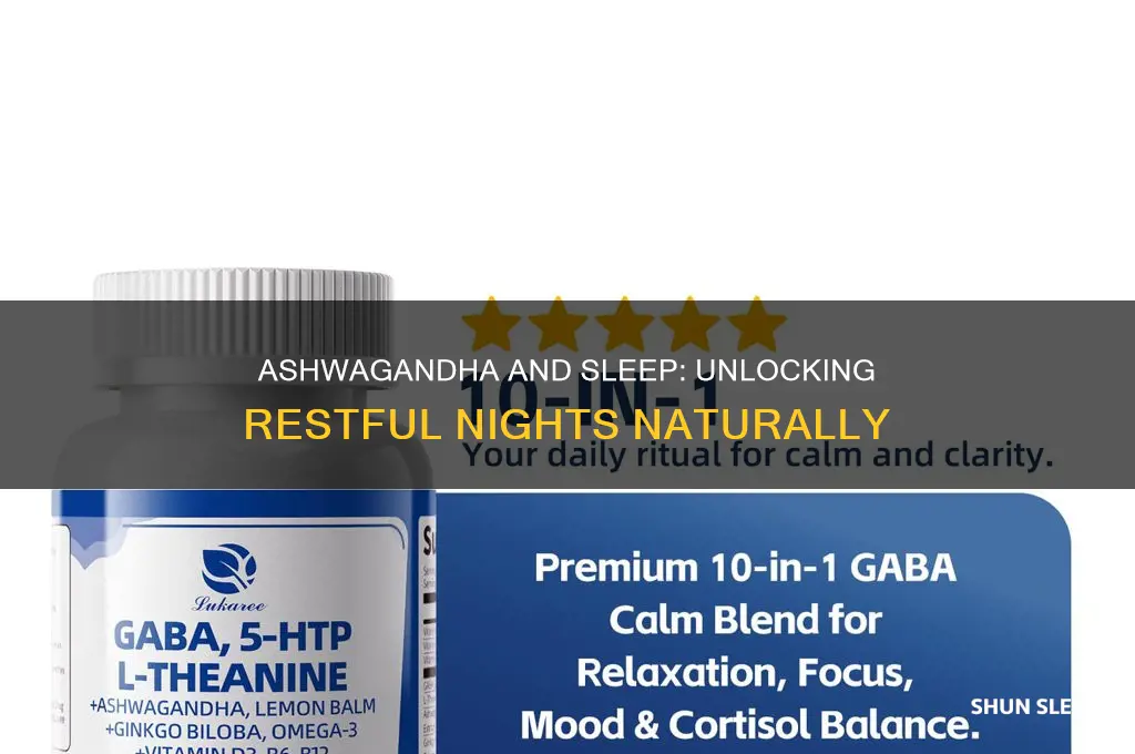 does ashwaganda help sleep