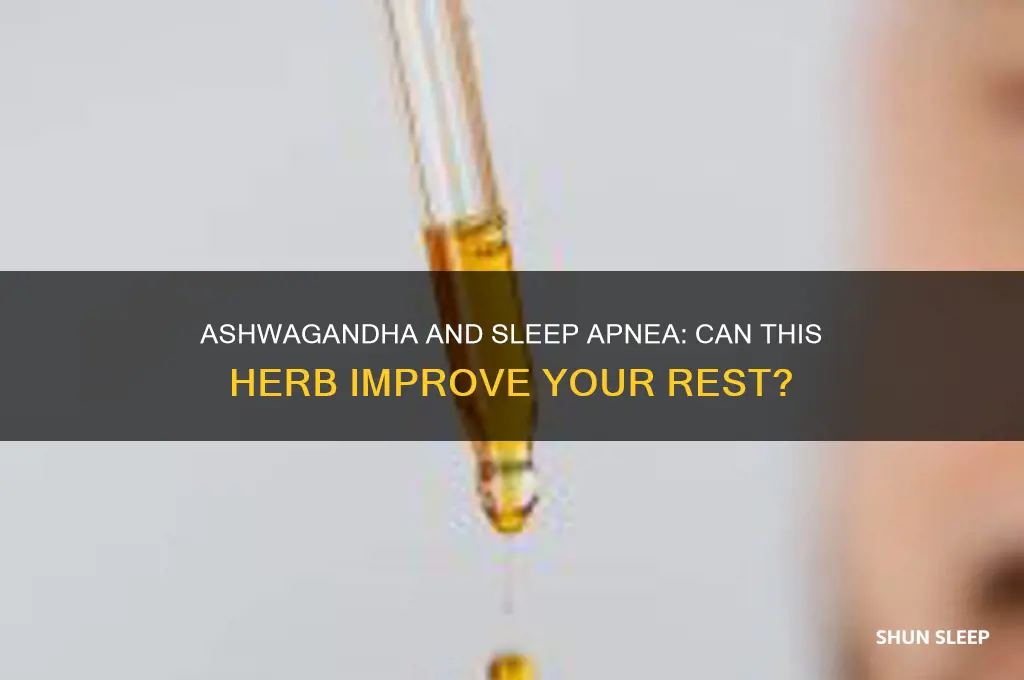 does ashwagandha help with sleep apnea