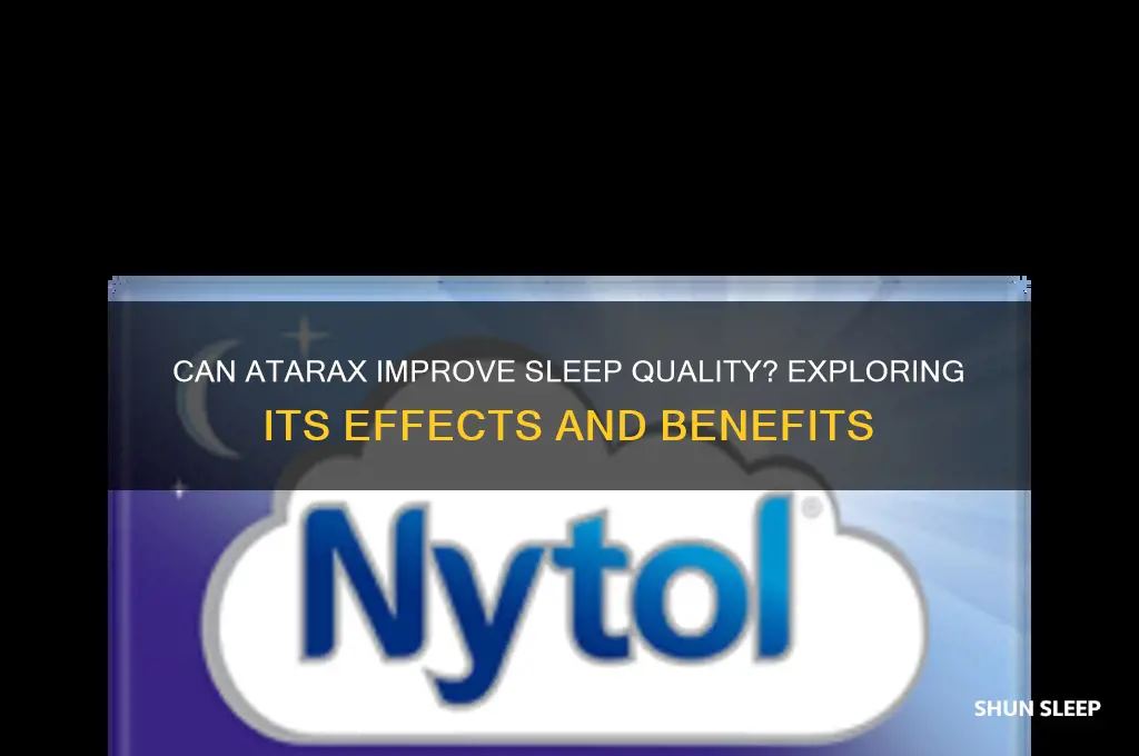 does atarax help with sleep