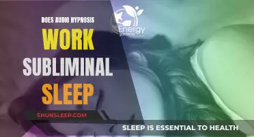Hypnosis and Sleep: Does Audio Hypnosis Work Subliminally?