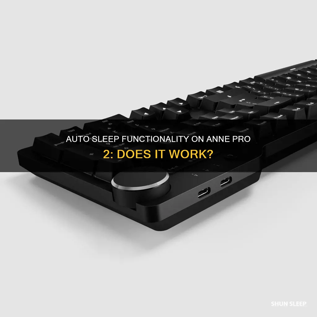 does auto sleep work anne pro 2