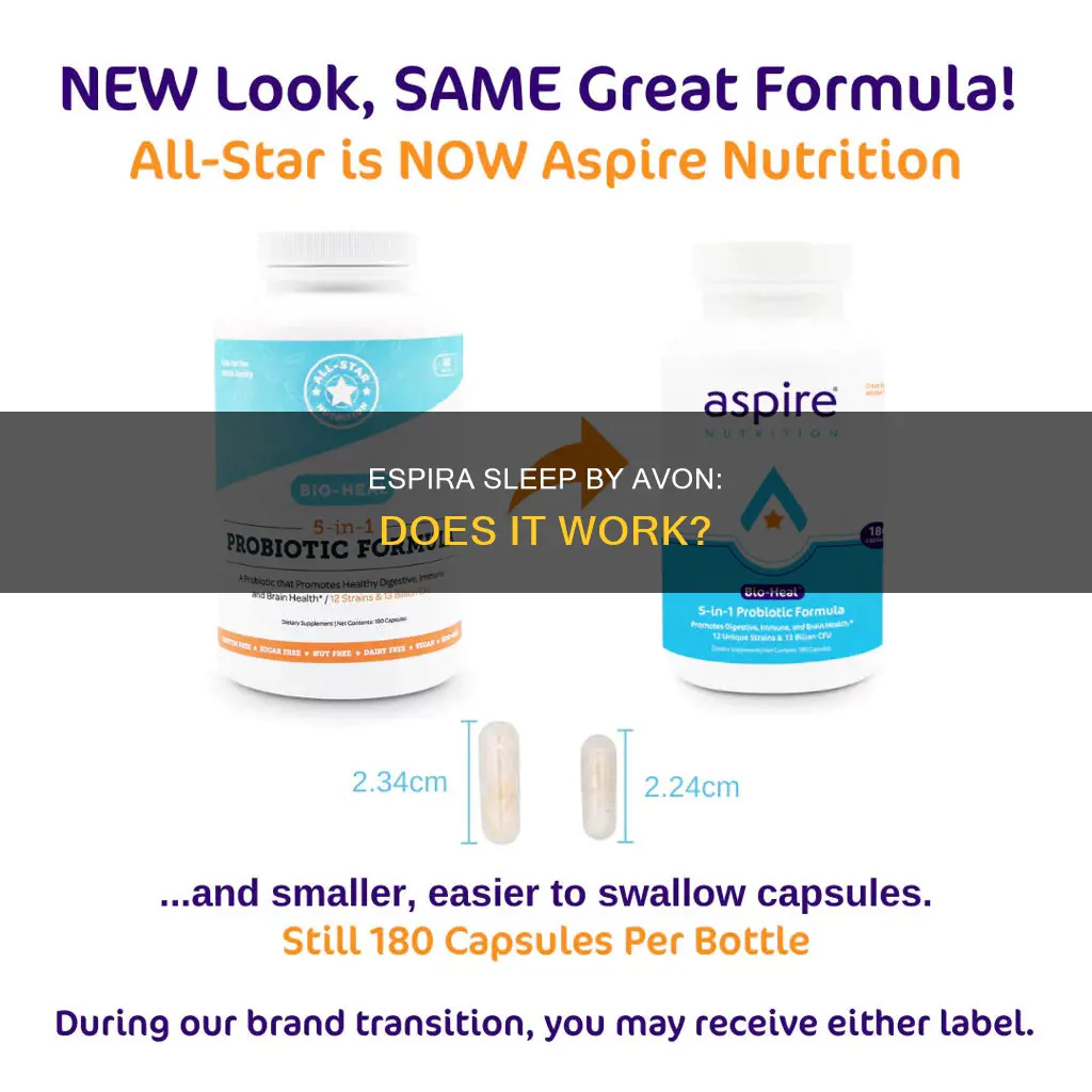 does avon espira sleep work
