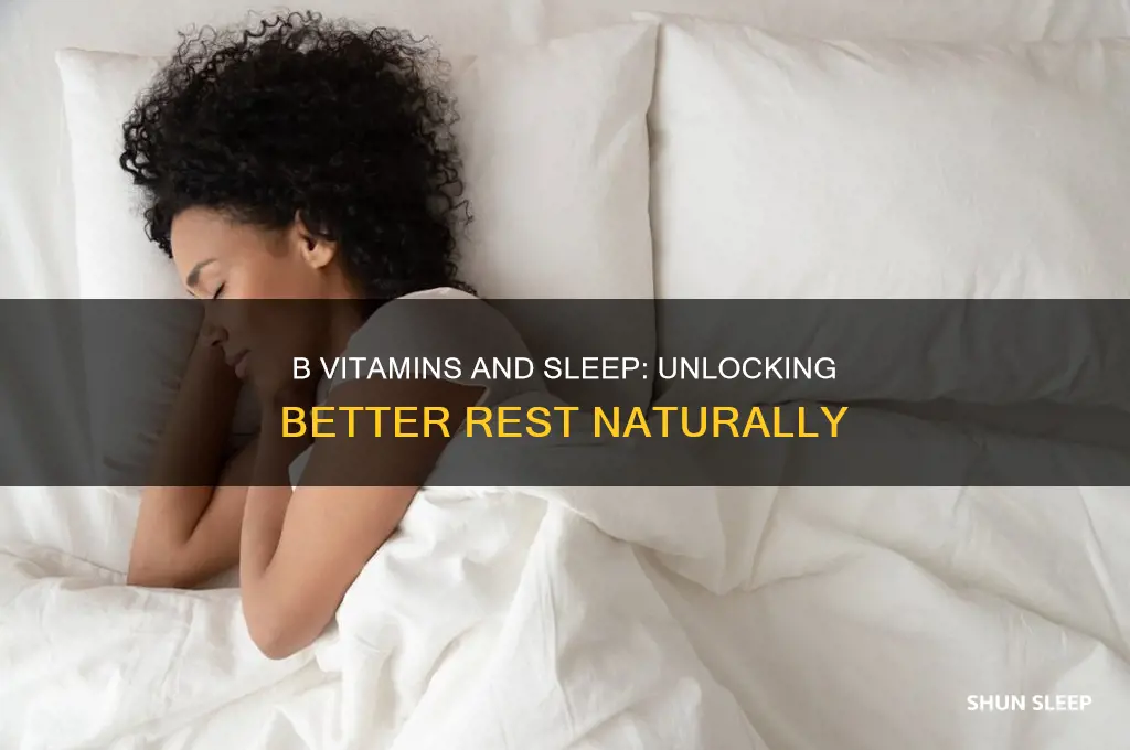 does b vitamin help you sleep