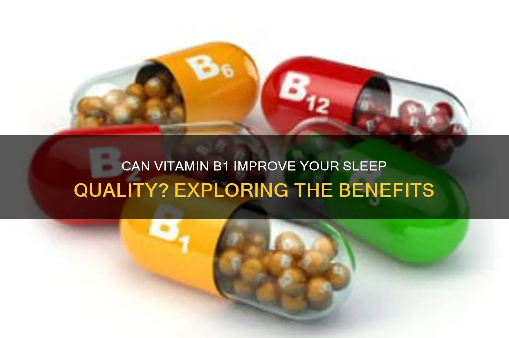 does b1 help you sleep