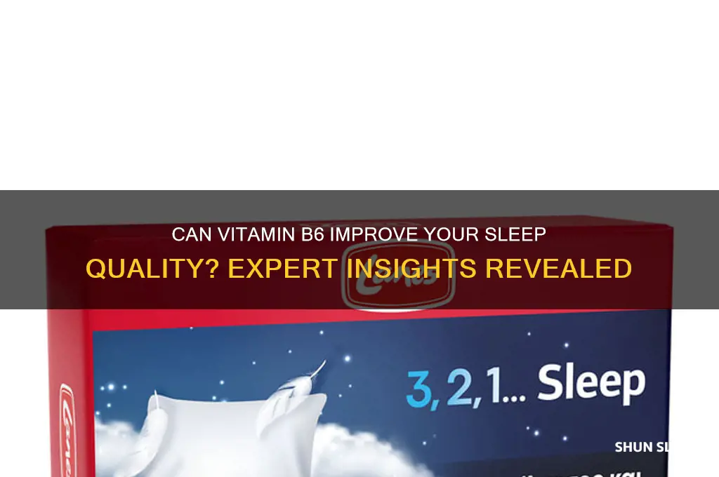 does b6 help you sleep