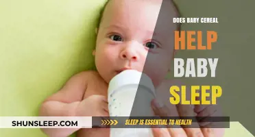 Does Baby Cereal Improve Sleep? Exploring the Truth for Parents