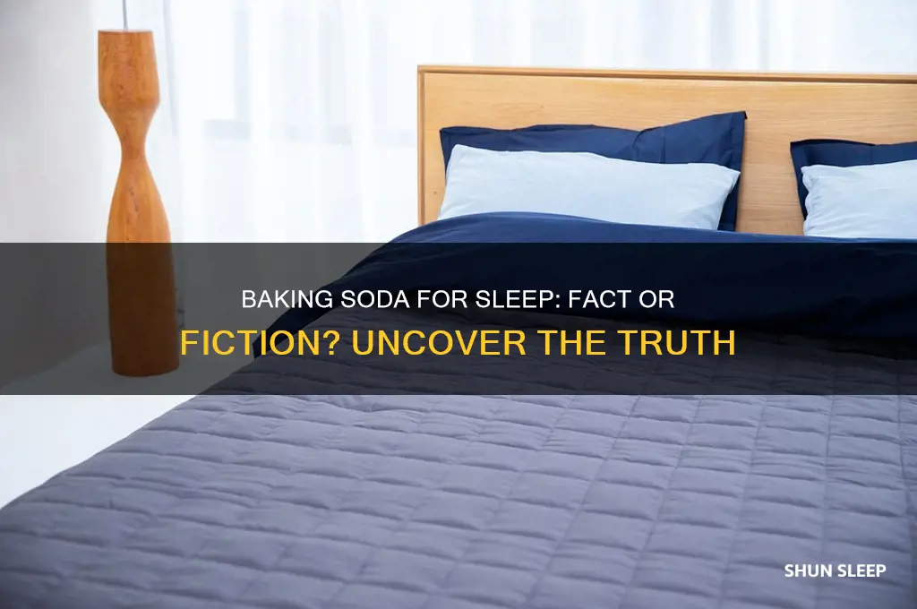 does baking soda help sleep