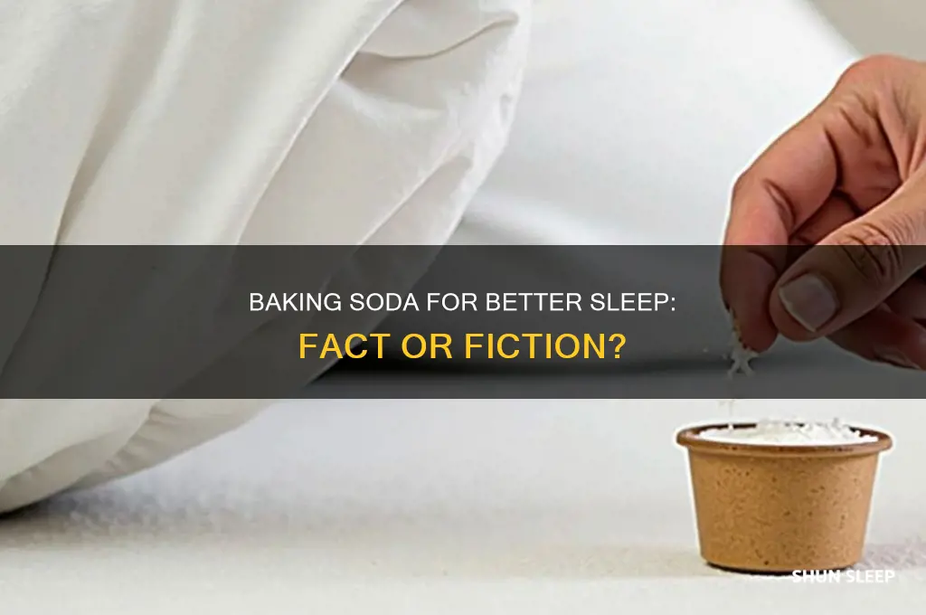 does baking soda help you sleep