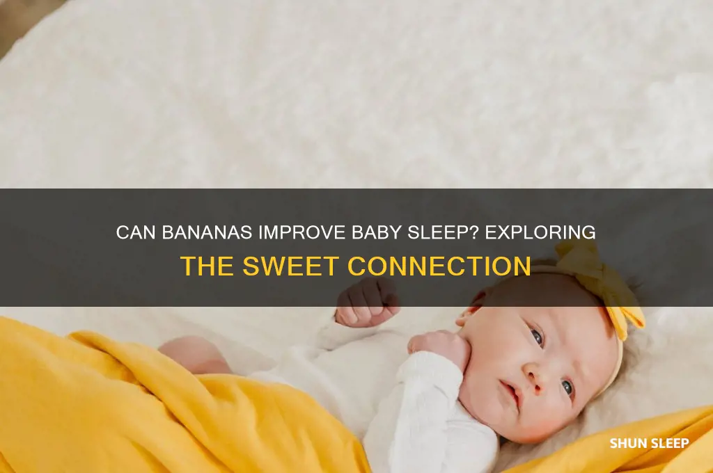 does banana help babies sleep