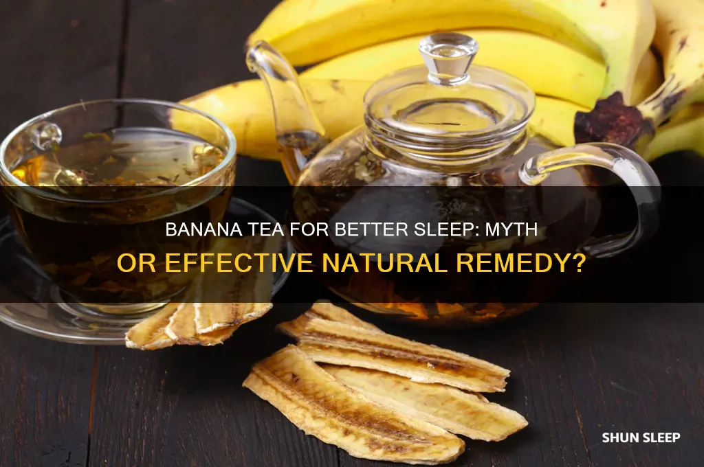 does banana tea help sleep