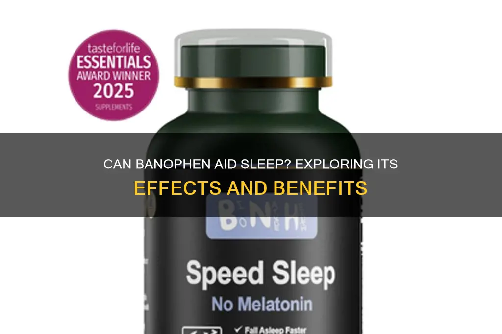 does banophen help you sleep