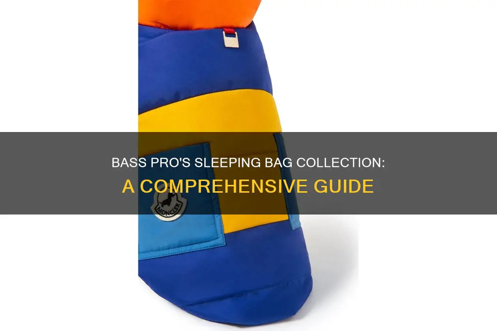 does bass pro sell sleeping bags