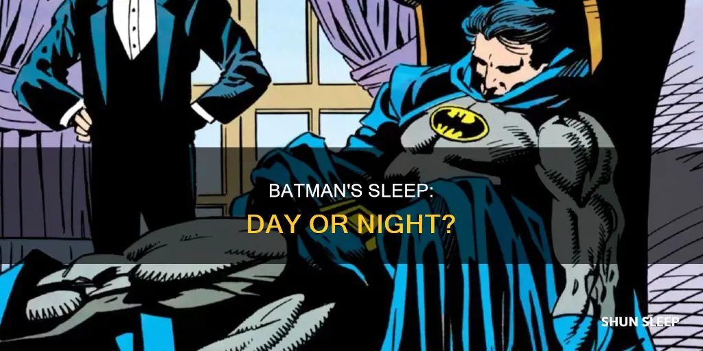 does batman sleep during the day