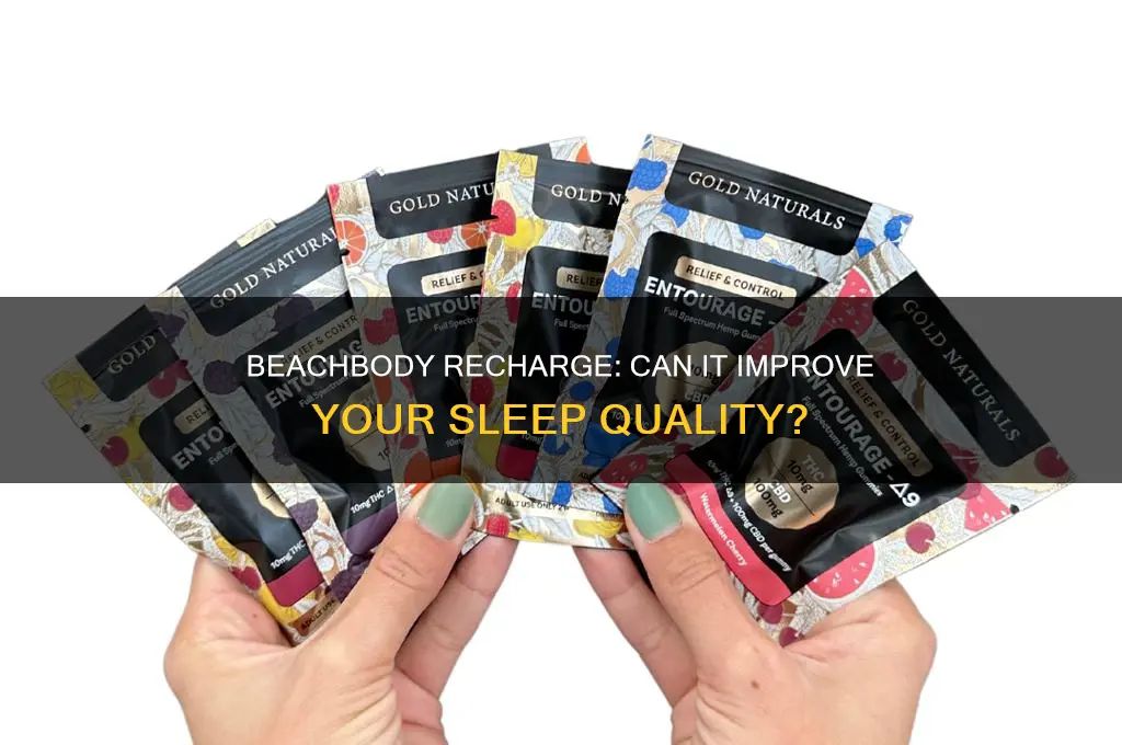 does beachbody recharge help you sleep