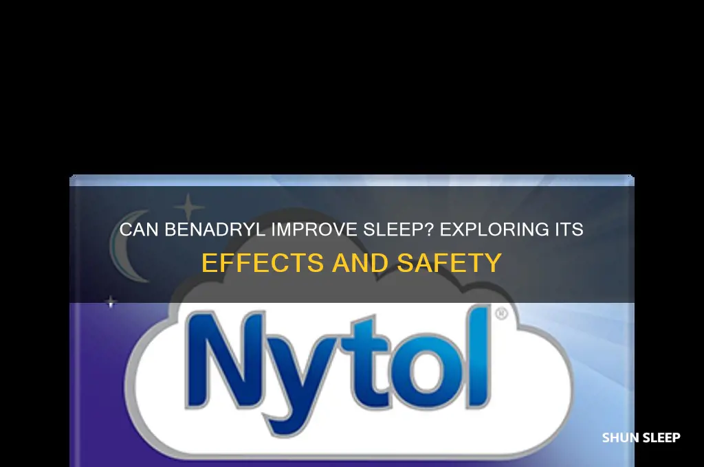 does beendryl help u sleep
