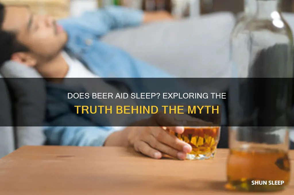does beer help to sleep