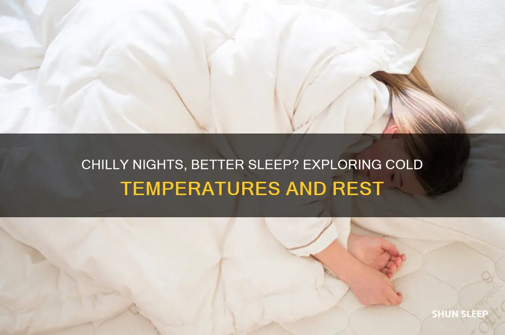 does being cold help you sleep