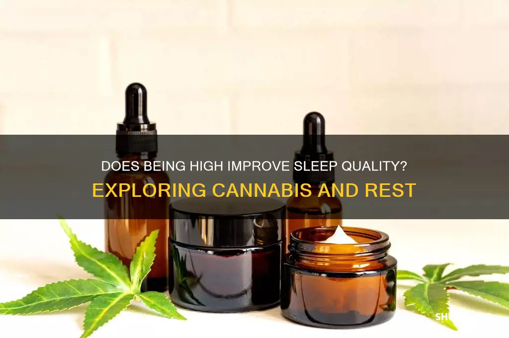 does being high help you sleep