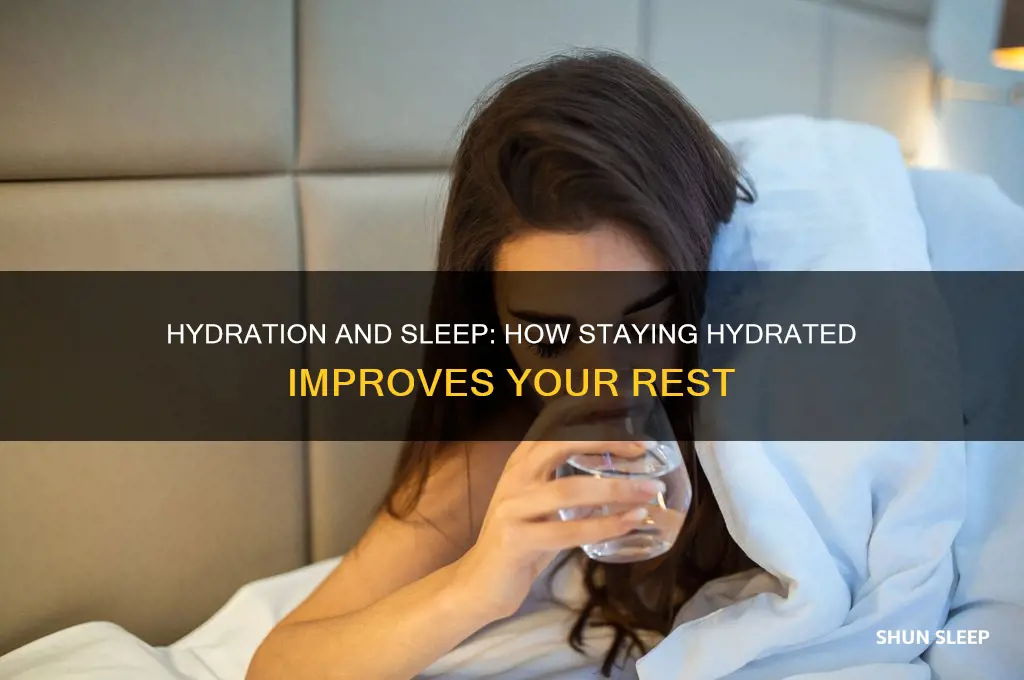 does being hydrated help you sleep better