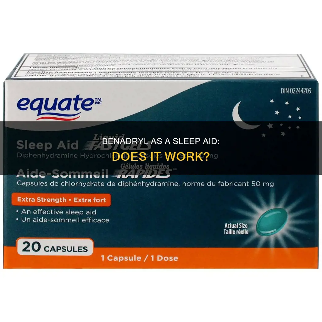 does benadryl work as a sleep aid