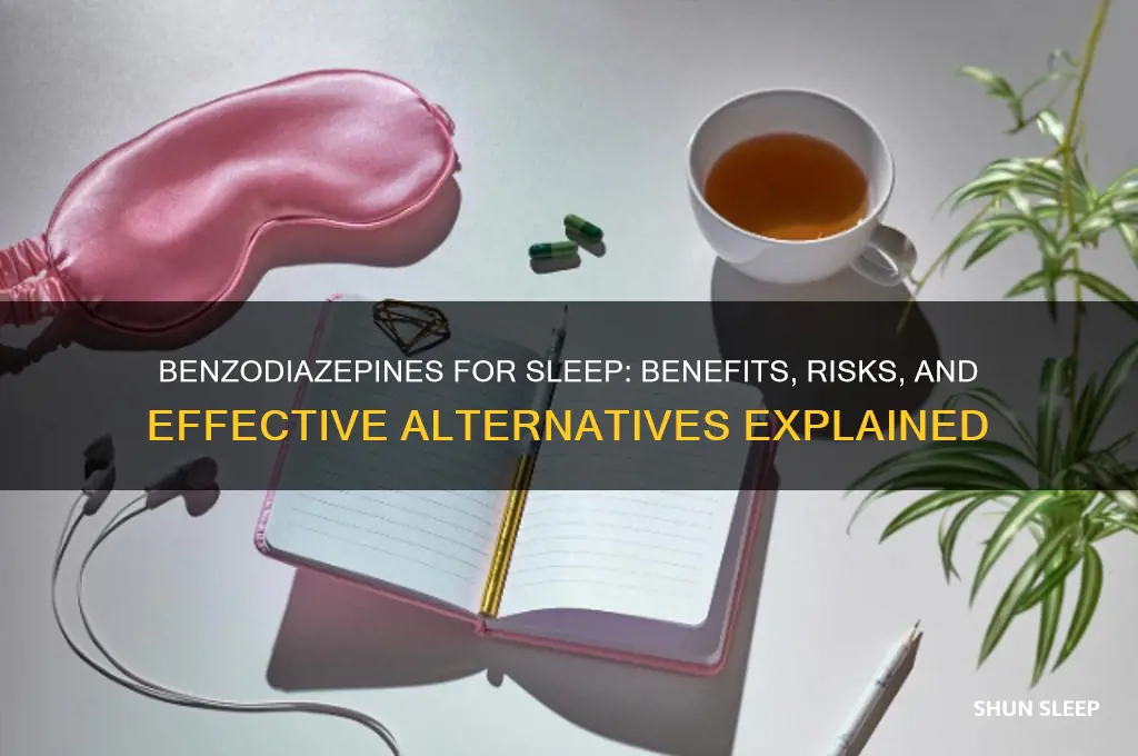 does benzodiazepine help with sleep