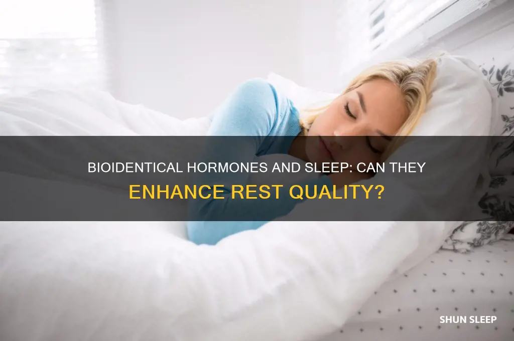 does biodentical hormones help sleep better