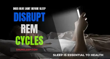 Blue Light's Impact: Disrupting Sleep and REM Cycles?