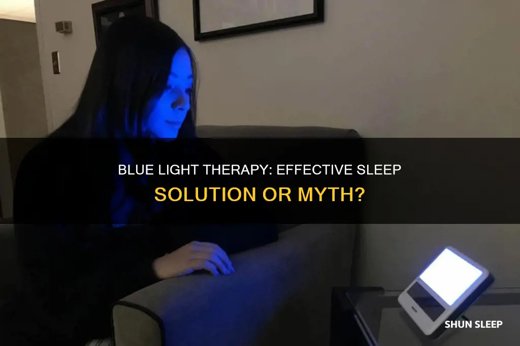 does blue light therapy work for sleep