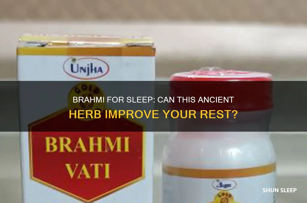 does brahmi help in sleeping